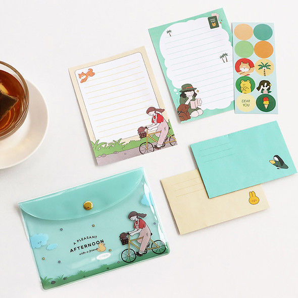 ICONIC Letter and envelope set with PVC pouch