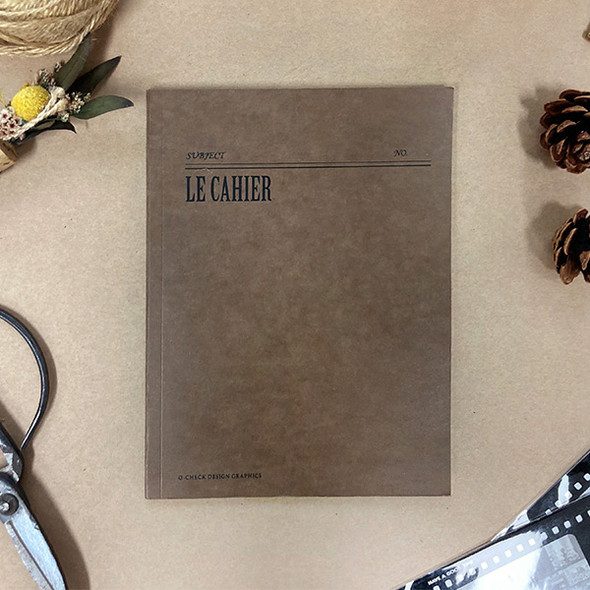 O-CHECK Le cahier classic medium lined and plain notebook