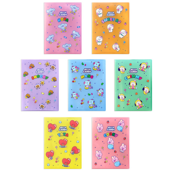 BT21 Jelly Candy A4 Display Book with 20 Clear Pocket