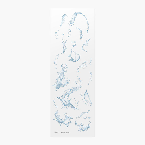 Appree Water Spray Nature Clear Sticker