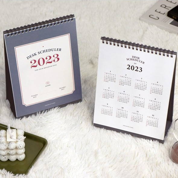 2023 Standing Flip Monthly Desk Calendar