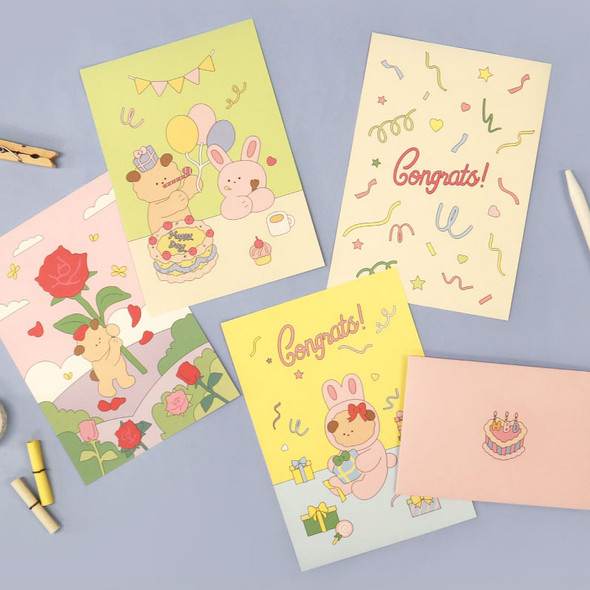 Oh Friends Message Letter And Envelope Set