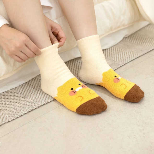 Kakao Friends Choonsik Fuzzy Socks for Women