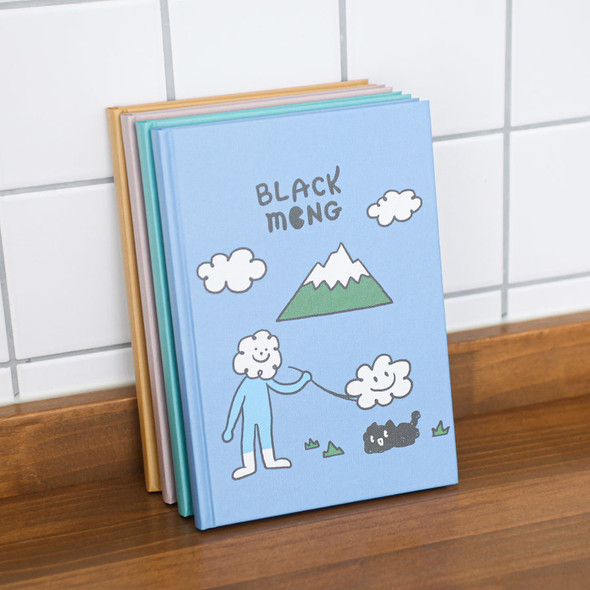 2024 Black Mong A5 Dated Weekly Diary Planner