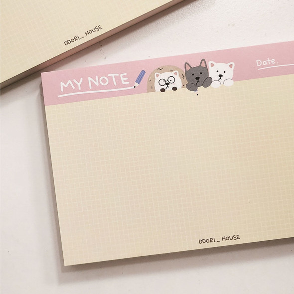 Ddori House Peek Graph Notepad 100 Sheets