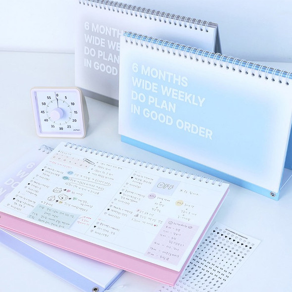 Wanna This DO 6 Months Dateless Weekly Desk Study Planner