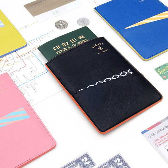 Gunmangzeung RFID blocking flat pocket passport case