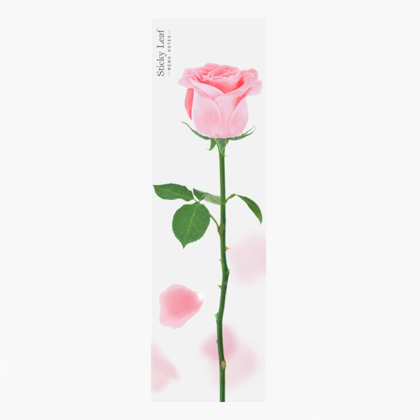 Appree Pink rose sticky memo notes