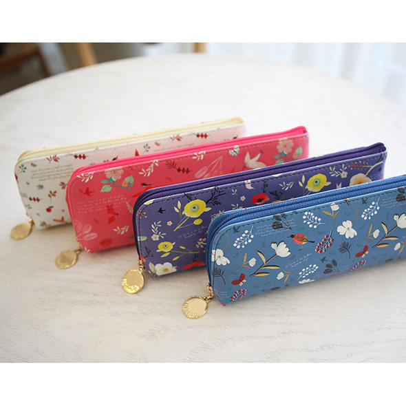 Willow story pattern daily zipper pencil case