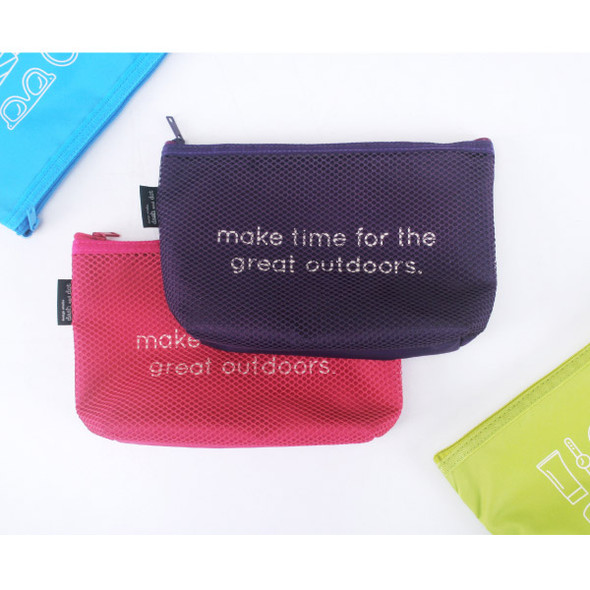 Life is beautiful travel mesh pouch