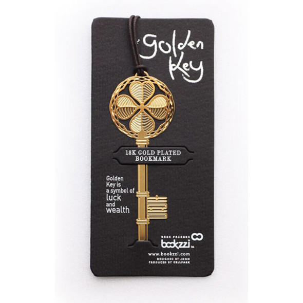 Golden key bookmark
