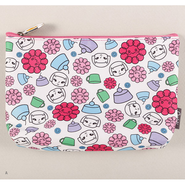 A - Cooloki Pattern zipper pouch