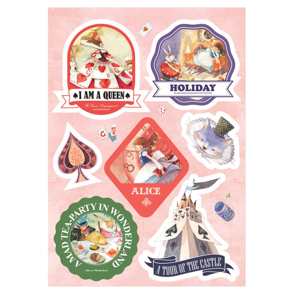 Alice PVC water resistant point sticker