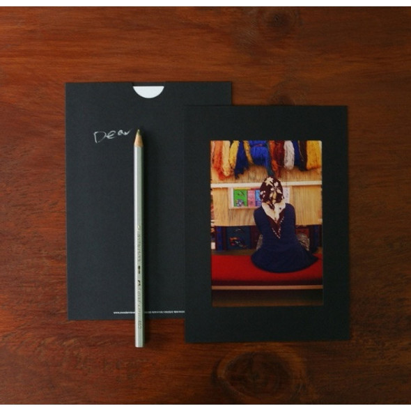 3X5 Black paper photo frame set of 10 sheets