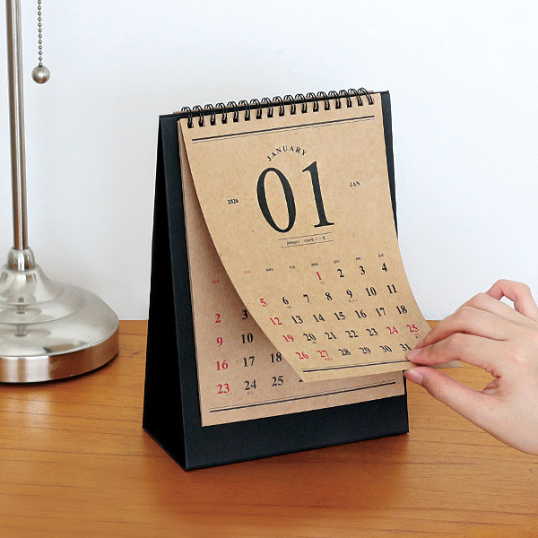 Wanna This 2020 Classic Stand Up Desk Flip Monthly Calendar