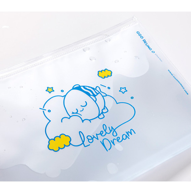 Lovely Dream - DESIGN IVY Ggo deung o clear zip lock pouch