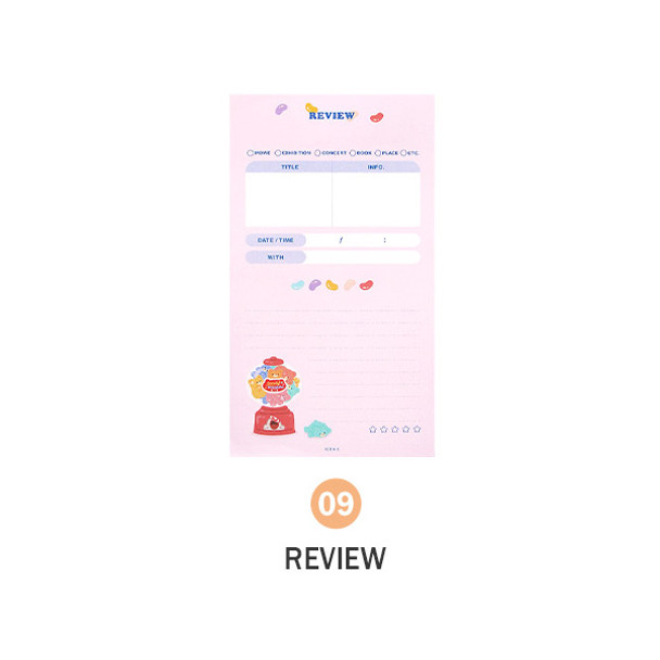 09 Review - ICONIC Merry memo checklist planner notepads