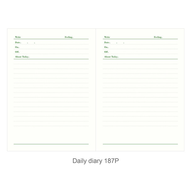 Daily diary - Ardium About today dateless daily diary planner