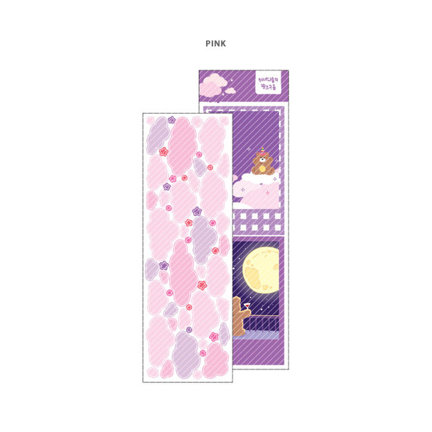 Pink - Wanna This Forest's cloud paper sticker