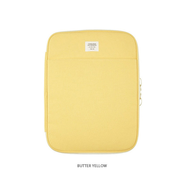 Butter yellow - Table Talk Archive 13 inches Laptop Sleeve Case