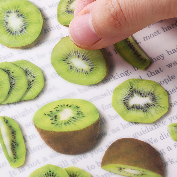 Example of use - Appree Kiwi Fruit Clear Sticker