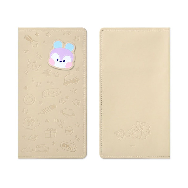 BT21 Minini Leather Patch Mang Long Passport Holder Cover