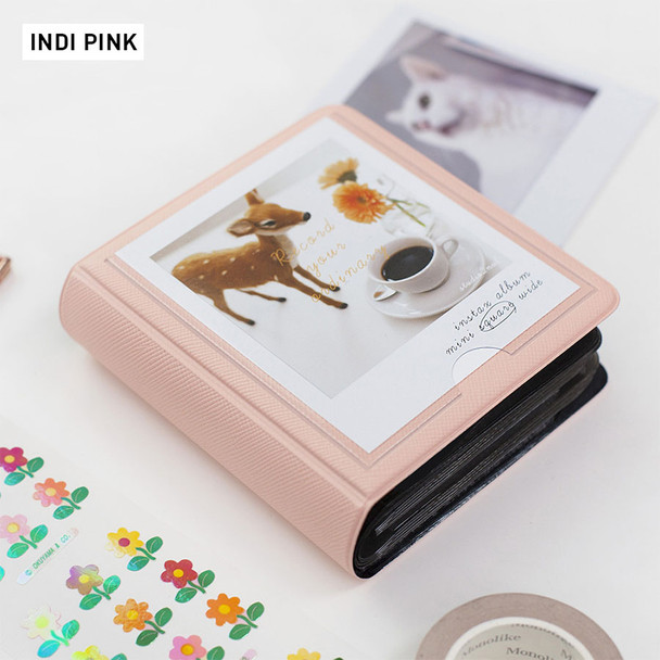 Indi pink - 2NUL Pocket Slip in Photo Album for Instax Square