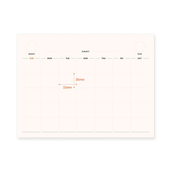 dateless scheduler(Back) - Indigo 2025 Prism Standing Desk Calendar