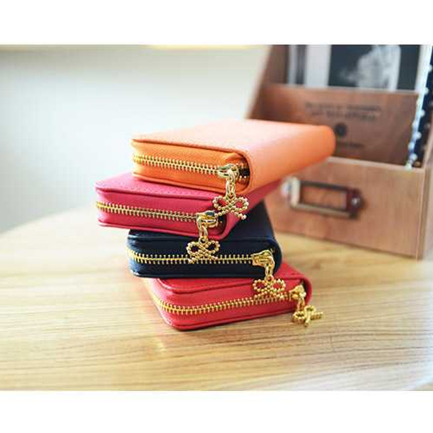 Jam studio Lovely ribbon zip around wallet case