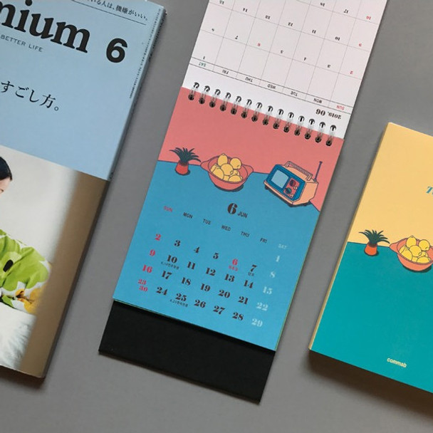 2019 Today illustration desk flip calendar