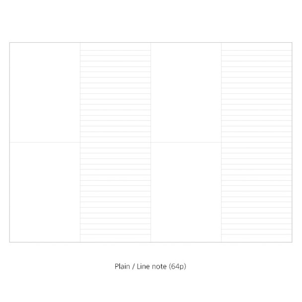 Plain-lined - O-CHECK Spring come large school notebook 