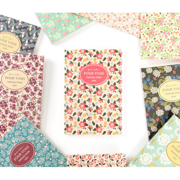 Pour vous melody lined notebook small Pour vous melody lined notebook small