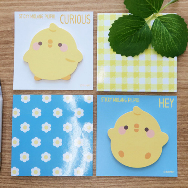 Bookcodi Molang piupiu cute sticky memo note Bookcodi Molang piupiu cute sticky memo note