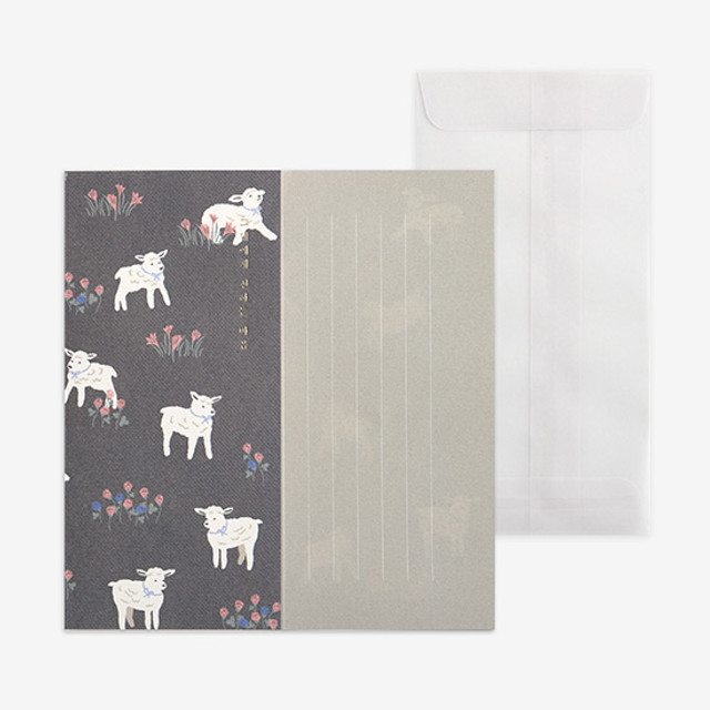 Dailylike Mind pattern letter with envelope set - Winsome Dailylike Mind pattern letter with envelope set - Winsome