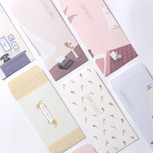 Dash And Dot Vintage mood thanks 5 envelopes set Dash And Dot Vintage mood thanks 5 envelopes set