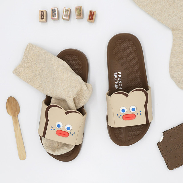 ROMANE Brunch Brother popeye toast slide slipper sandal ROMANE Brunch Brother popeye toast slide slipper sandal