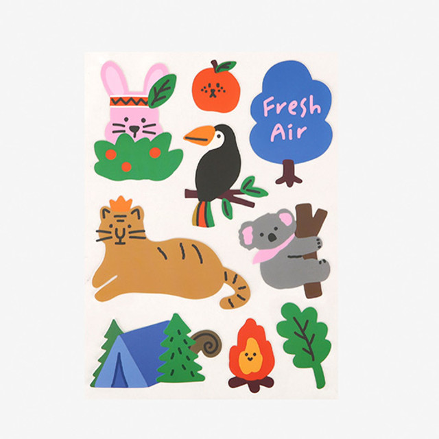 Dailylike Animal kingdom removable paper deco sticker