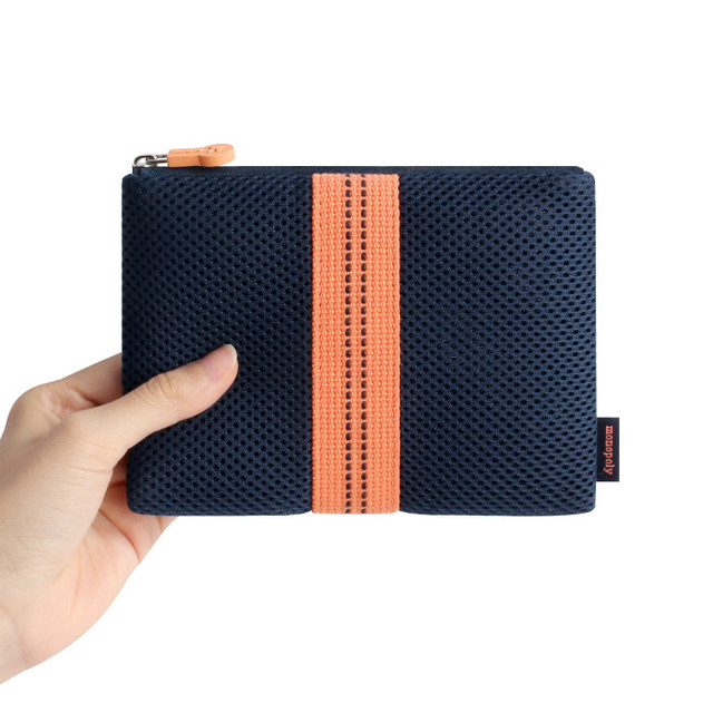 Monopoly Air mesh medium plain zipper pouch bag Monopoly Air mesh medium plain zipper pouch bag