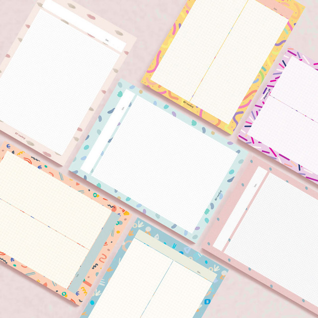Oh-ssumthing O-ssum B5 size grid memo notes notepad Oh-ssumthing O-ssum B5 size grid memo notes notepad