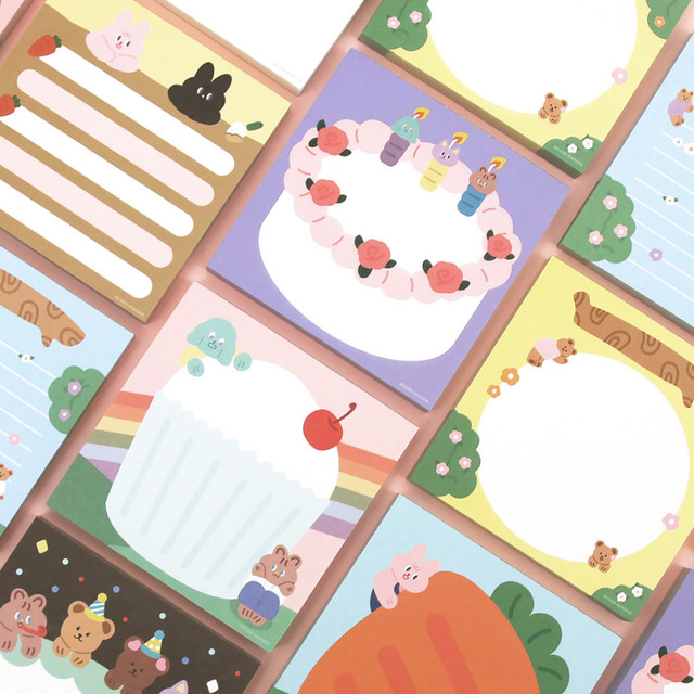 Second Mansion Juicy cute memo notes notepad 100 sheets Second Mansion Juicy cute memo notes notepad 100 sheets