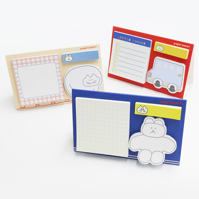 ROMANE Donat Donat sticky memo notepad set ROMANE Donat Donat sticky memo notepad set