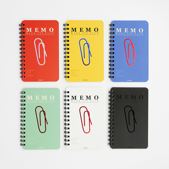 ROMANE Signature spiral bound mini blank notebook ROMANE Signature spiral bound mini blank notebook