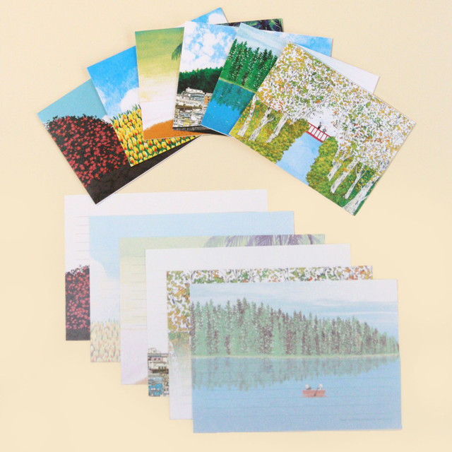 DESIGN GOMGOM Colorful medium letter and envelope set DESIGN GOMGOM Colorful medium letter and envelope set
