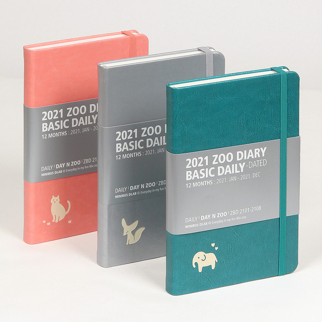 MINIBUS 2021 Zoo basic dated daily diary scheduler MINIBUS 2021 Zoo basic dated daily diary scheduler