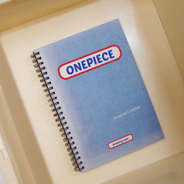 UNIVERSAL CONDITION French blue wirebound blank notebook UNIVERSAL CONDITION French blue wirebound blank notebook