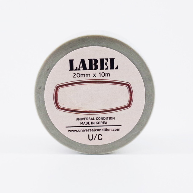 UNIVERSAL CONDITION Label paper masking tape UNIVERSAL CONDITION Label paper masking tape