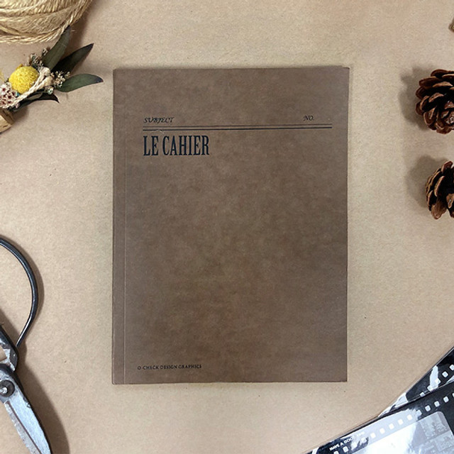 O-CHECK Le cahier classic medium lined and plain notebook O-CHECK Le cahier classic medium lined and plain notebook