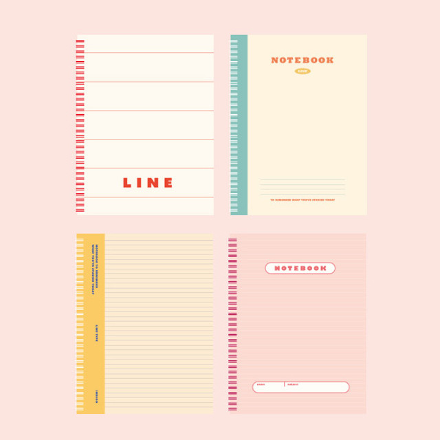 Indigo Basic B5 sprial binding lined notebook Indigo Basic B5 sprial binding lined notebook