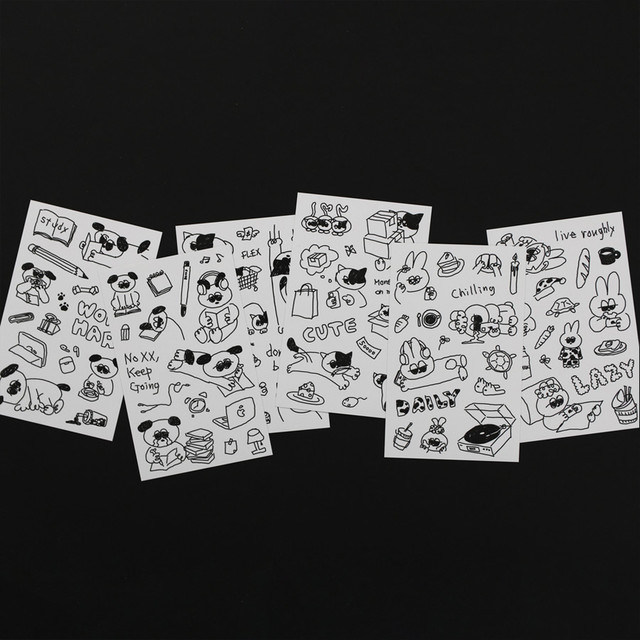 After The Rain Daily Drawing Paper Sticker Set After The Rain Daily Drawing Paper Sticker Set