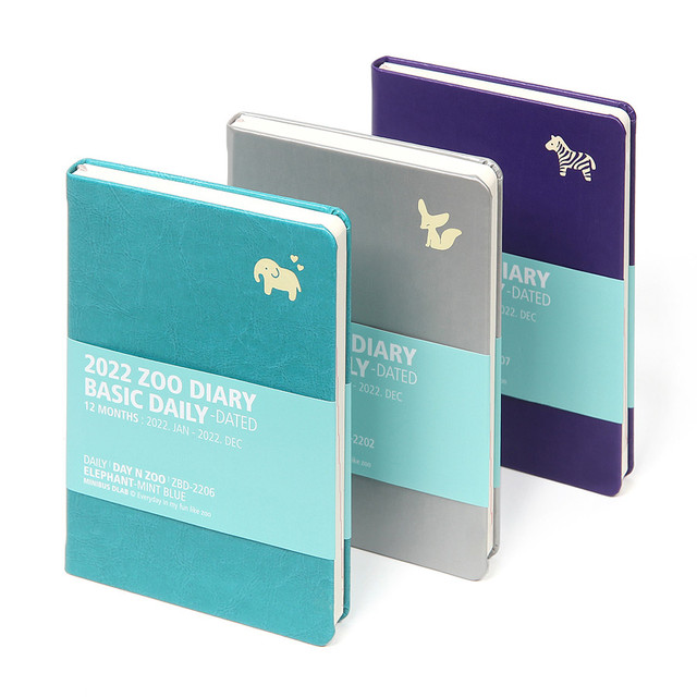 MINIBUS 2022 Zoo Basic Dated Daily Diary Scheduler MINIBUS 2022 Zoo Basic Dated Daily Diary Scheduler